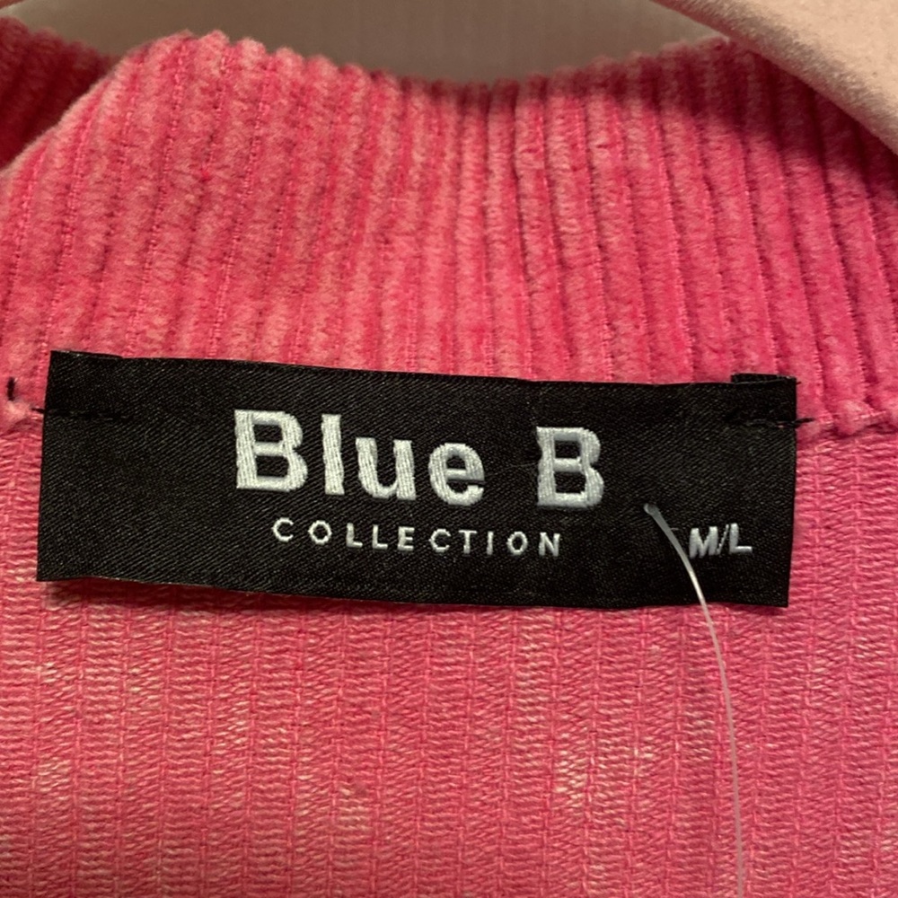 Brand New Blue B Hot Pink Corduroy Cropped Jacket…size M/L - Picture 5 of 7